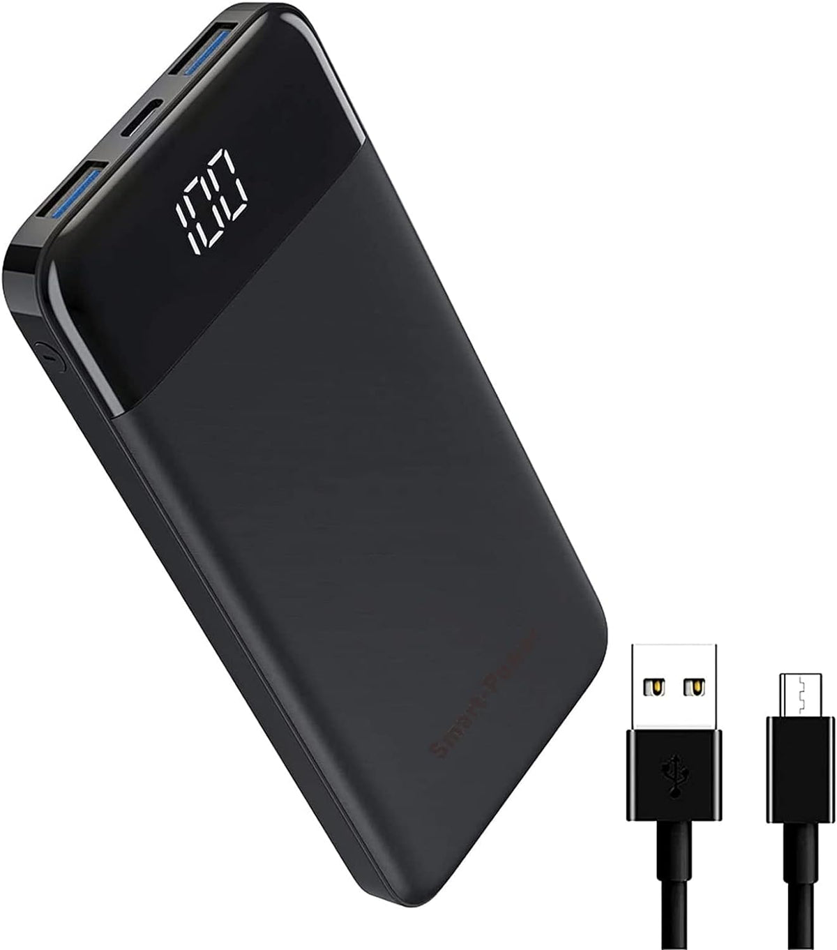 Auronna 10000mAh Power Bank USB C Battery Pack With LED Display Type C Power Bank