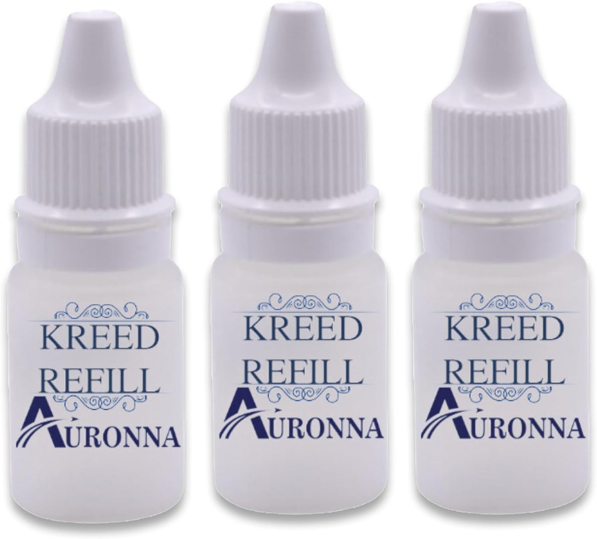 Auronna Car Fragrances (Pack of 3) * 10ml Oil Refill Scent Kreed Air Freshner
