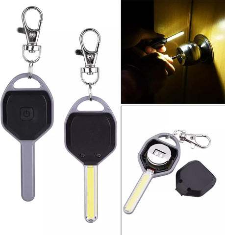 Auronna LED Keychain Small Torch Light | Pocket Torch Small Bright with Built in Batteries