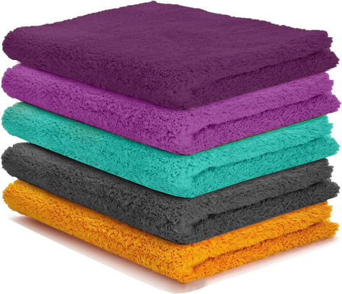 Auronna 600GSM Edgeless Microfiber Cleaning Cloths
