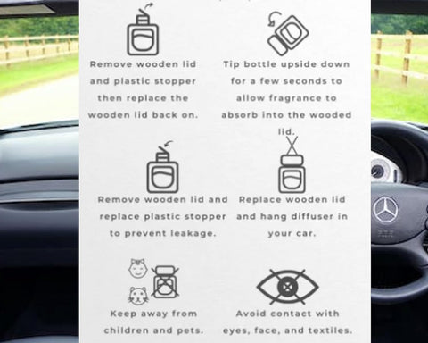 Auronna Car Air Freshener Kreed Hanging Car Diffuser For Men & Women