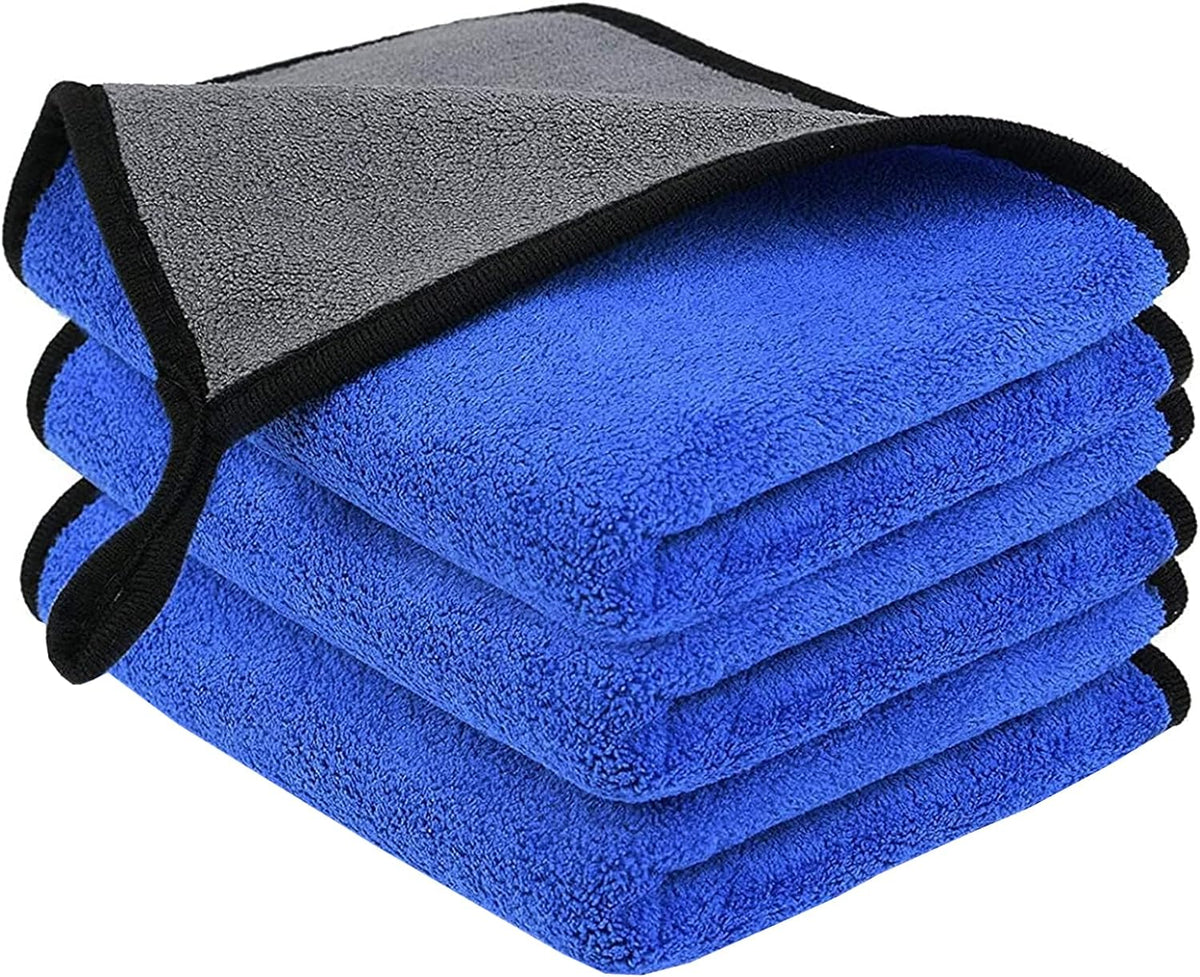 Auronna 800GSM Microfiber Cleaning Cloths 2 Layer - 40 x 40 cm Super Absorbent Cleaning Towel